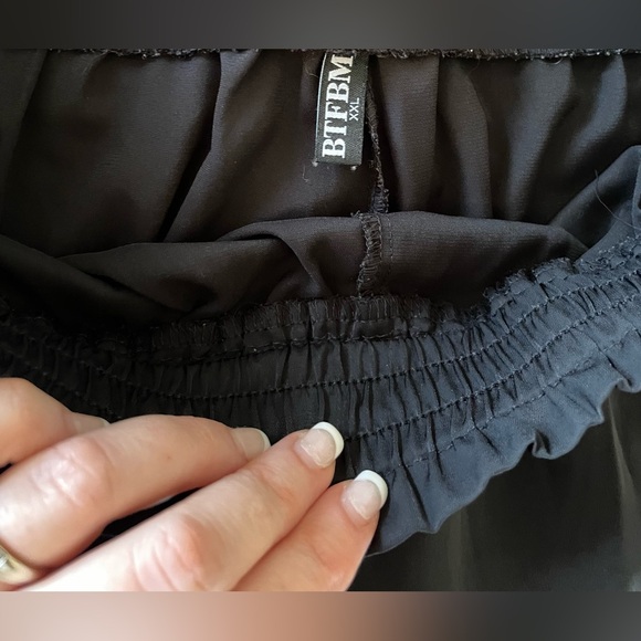 Black Palooza Comforatble Extra Wide Leg XXL Casual Dress Pants - Picture 16 of 16